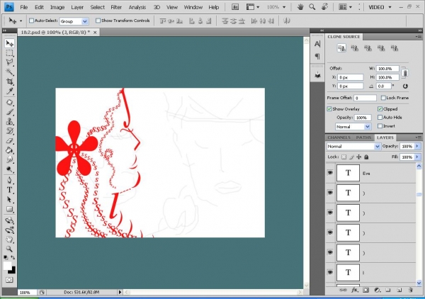 Creation of Adam,Eve & The Forbidden Fruit: Step 5